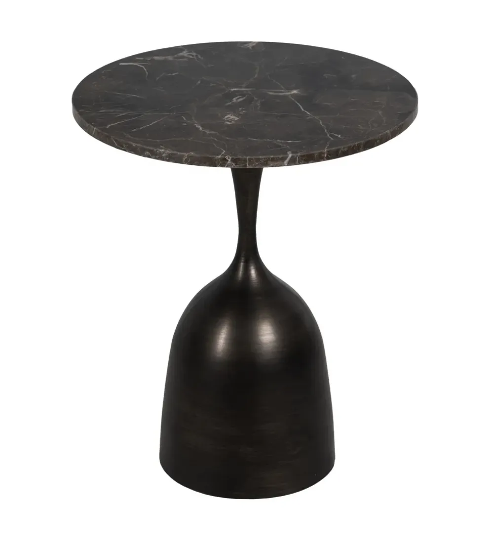 Stolik kawowy boczny KOREMA 58 cm czarny
