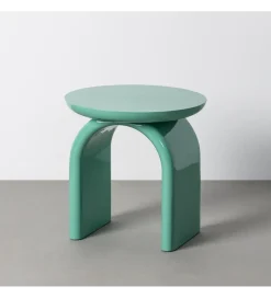 Stolik kawowy boczny LACQUER 50 cm zielony