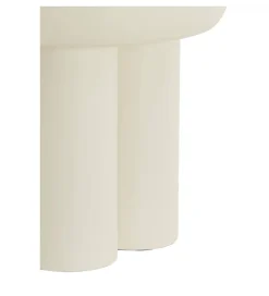 Stolik kawowy boczny MIZUHO 50 cm kremowy