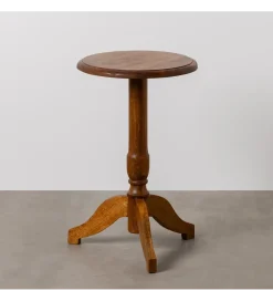 Stolik kawowy boczny ODEZANM 69 cm drewno mango