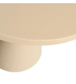Stolik kawowy boczny OFERAN 50 cm taupe