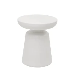 Stolik kawowy boczny PACO 41 cm biały