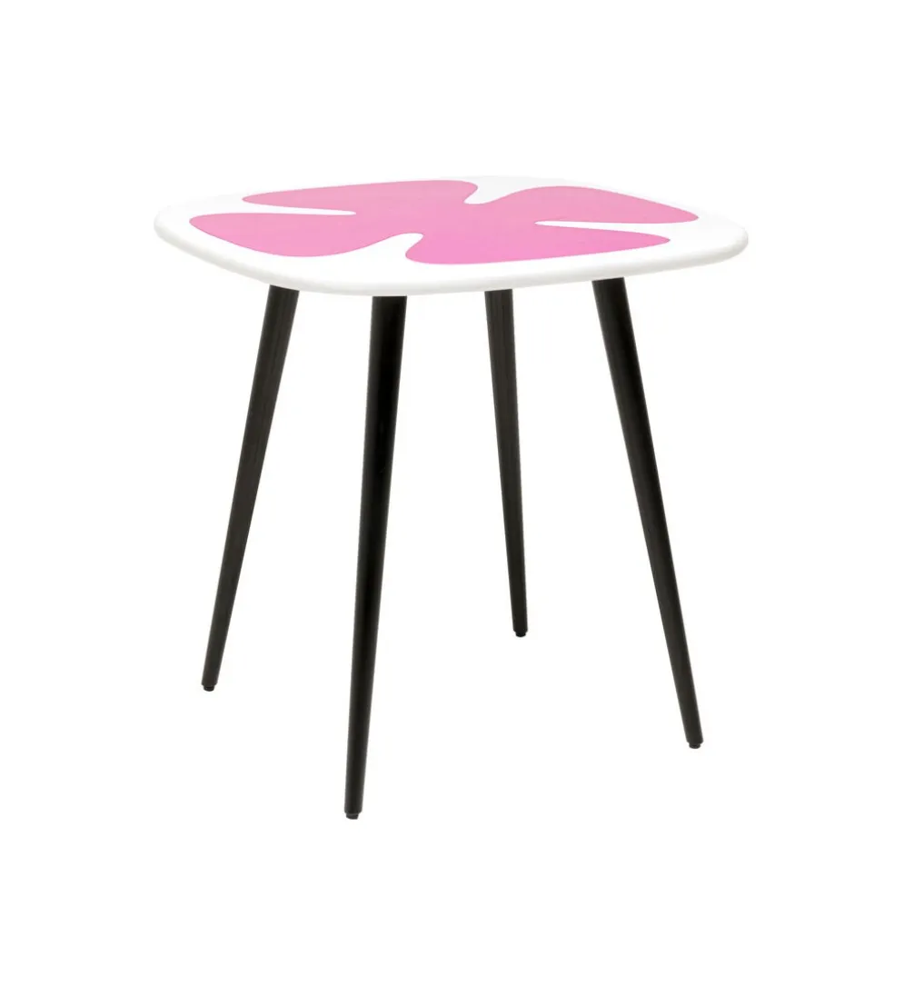 Stolik kawowy boczny PETAL 60 cm różowy