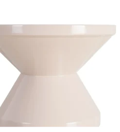 Stolik kawowy boczny PETARNO 47 cm biały