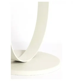 Stolik kawowy boczny TRIANA 65 cm kremowy mat
