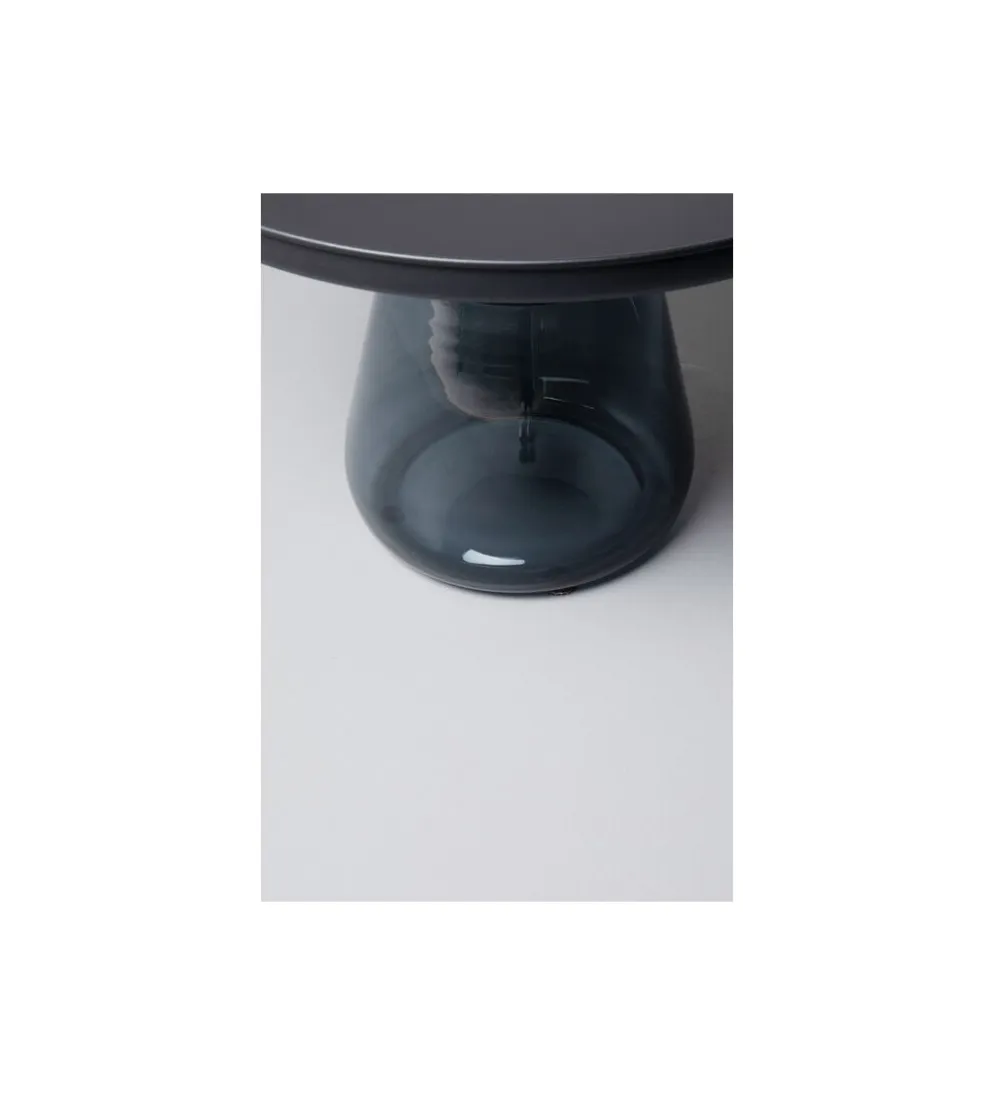 Stolik kawowy BOTTIGLIA 60 cm czarny