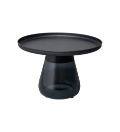 Stolik kawowy BOTTIGLIA 60 cm czarny