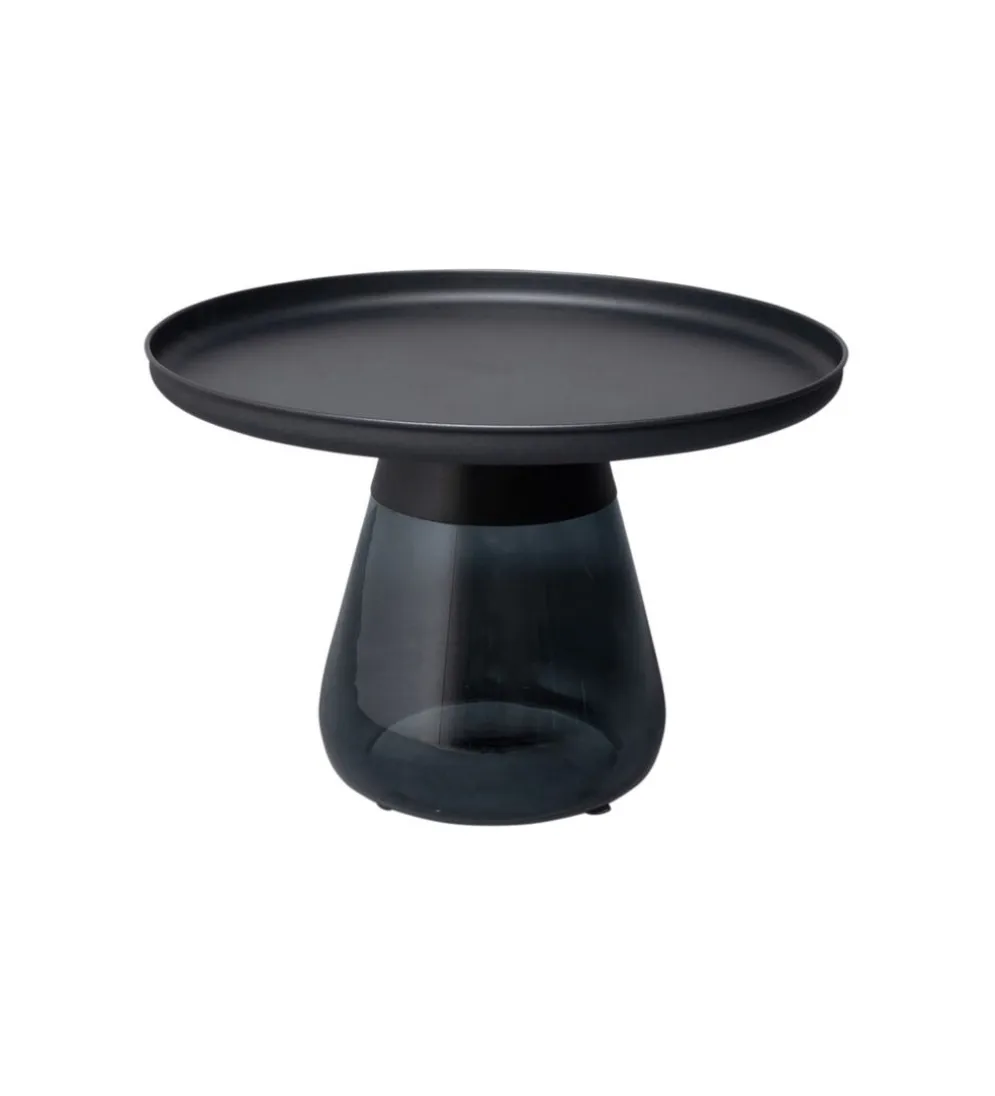 Stolik kawowy BOTTIGLIA 60 cm czarny