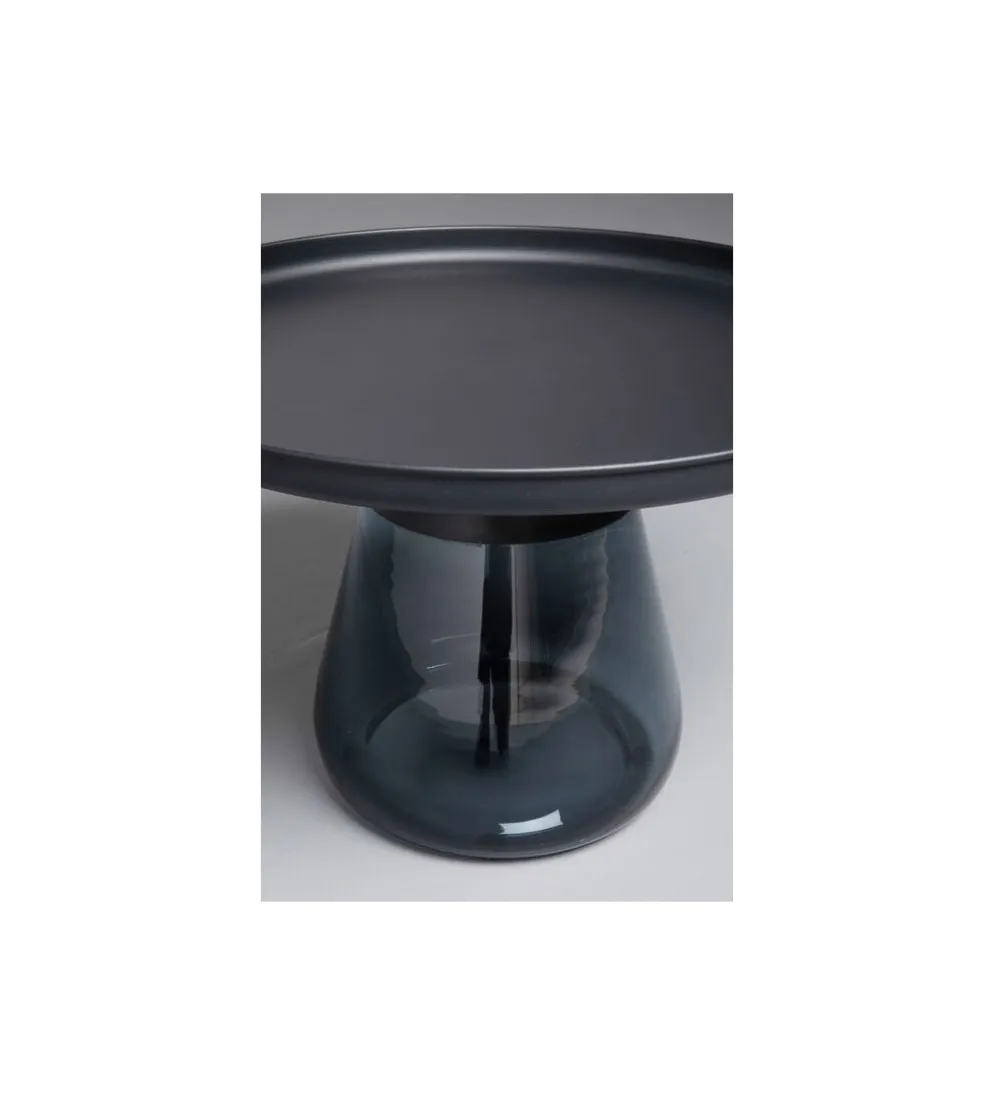 Stolik kawowy BOTTIGLIA 60 cm czarny