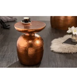 Stolik kawowy BRILANT 36 cm w kolorze miedzi
