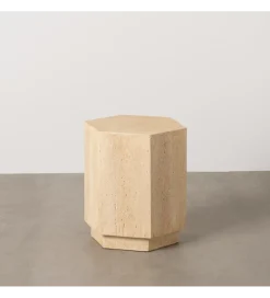Stolik kawowy BRIL 42 cm beżowy