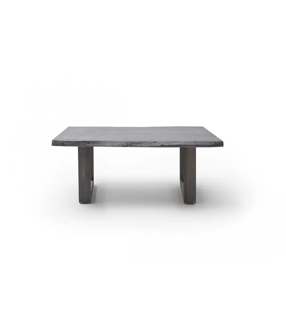 Stolik Kawowy CARTAGENA 110 Cm Akacja W kolorze szarym
