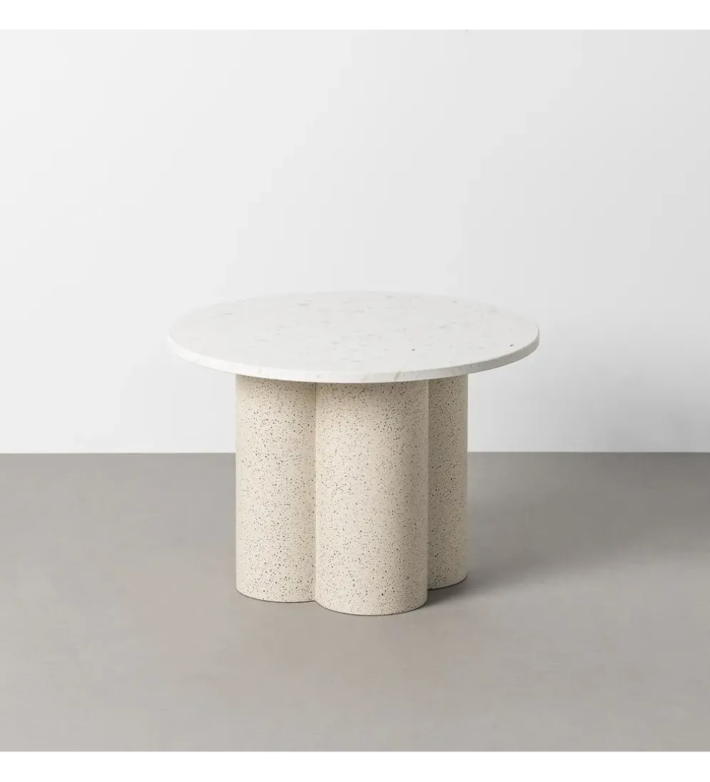 Stolik kawowy CAVRANI 60 cm efekt terrazzo