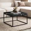 Stolik kawowy CAZANAD 60 cm w optyce marmuru