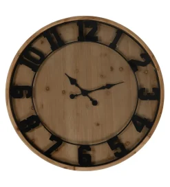 Stolik kawowy CLOCKY 80 cm drewno jodła
