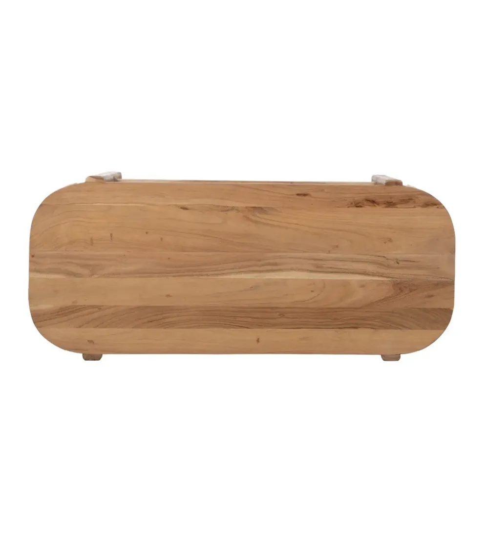 Stolik kawowy CREEL 120 cm drewno akacja