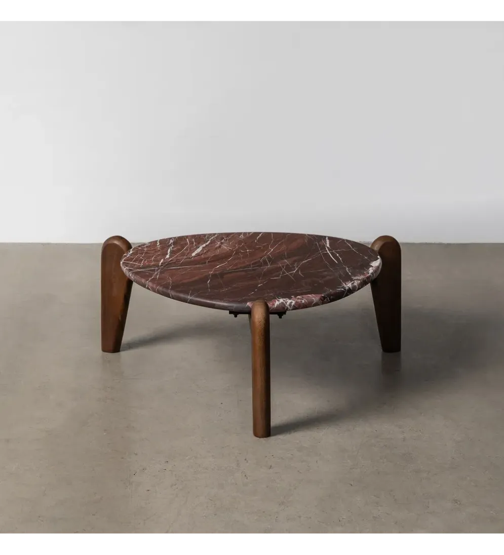 Stolik kawowy CUDBEM 70 cm drewno mango