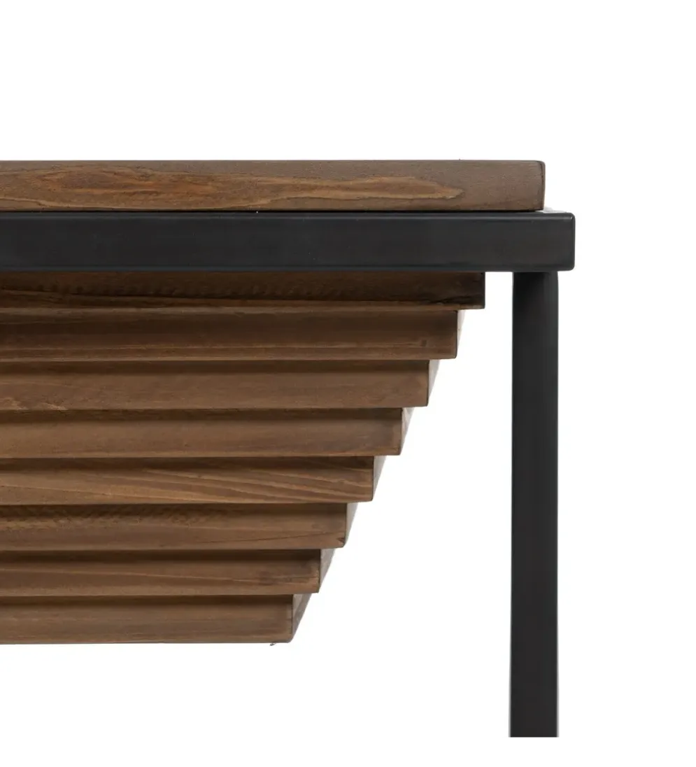Stolik kawowy DALETO 120 cm drewno jodły