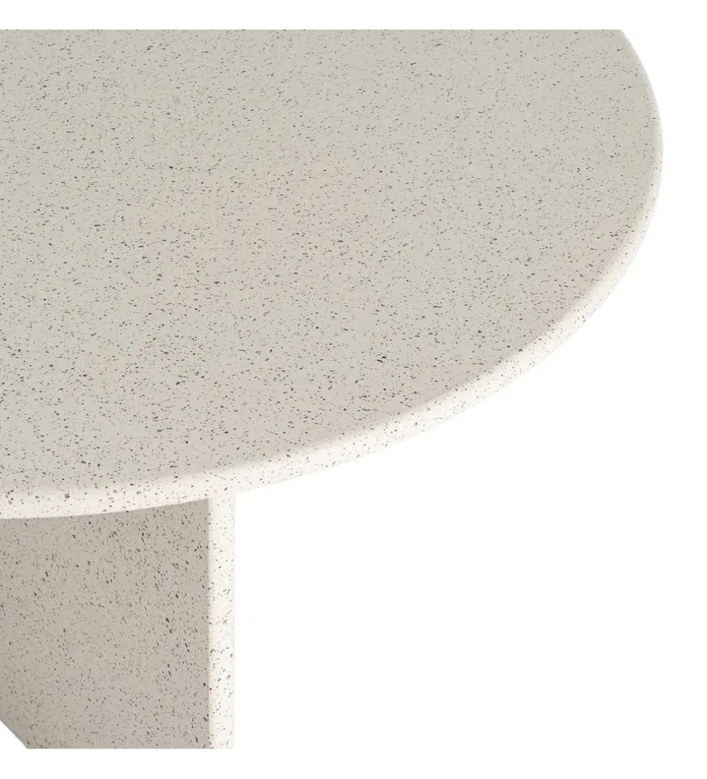Stolik kawowy DOBEMA 80 cm efekt terrazzo