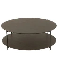 Stolik kawowy DOMERESU 113 cm ciemno brązowy