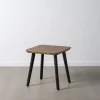 Stolik kawowy EDENSA 60 cm naturalny czarny