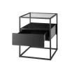 Stolik kawowy EVORA 43 cm czarny