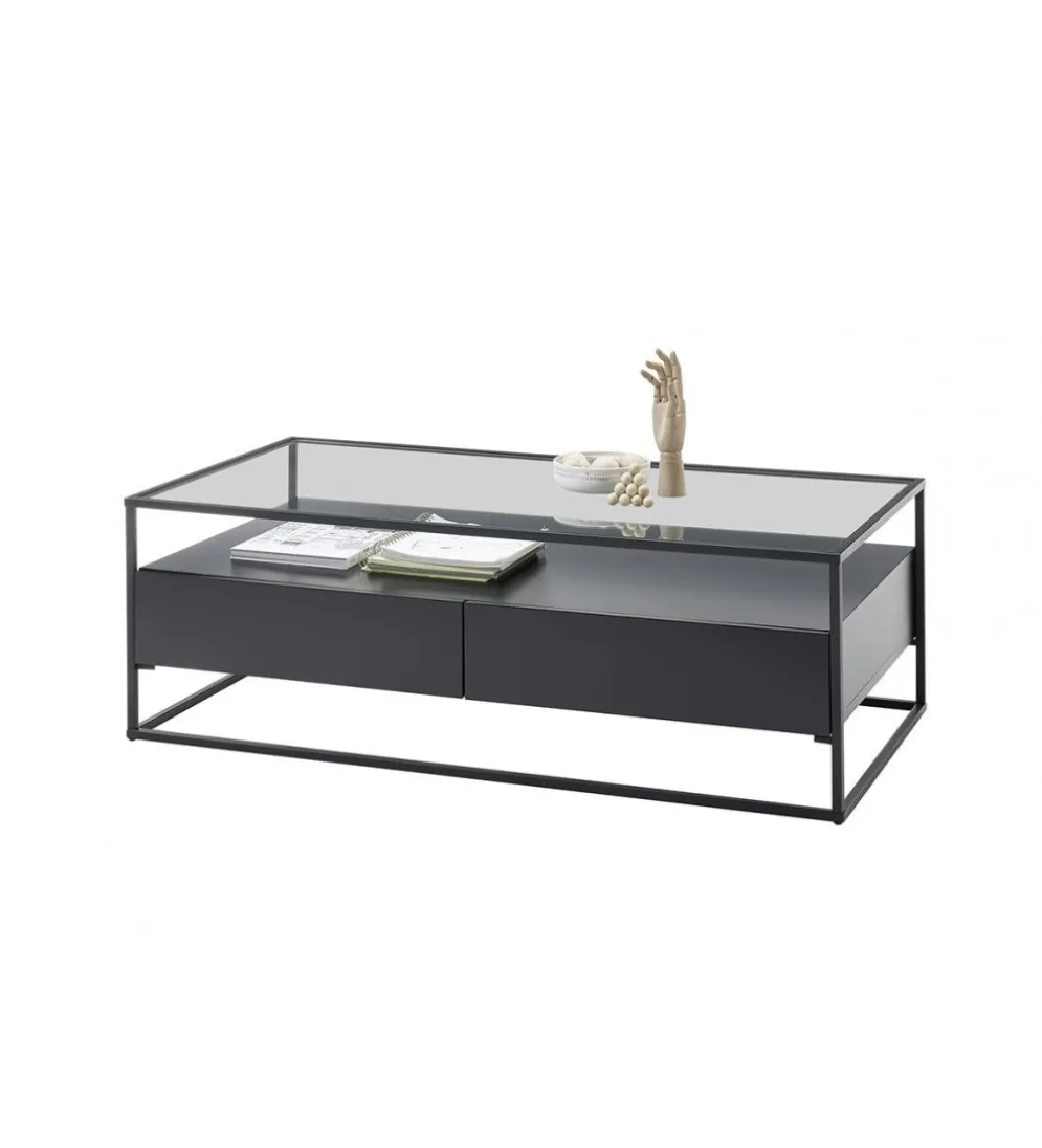 Stolik kawowy EVORA 120 cm czarny
