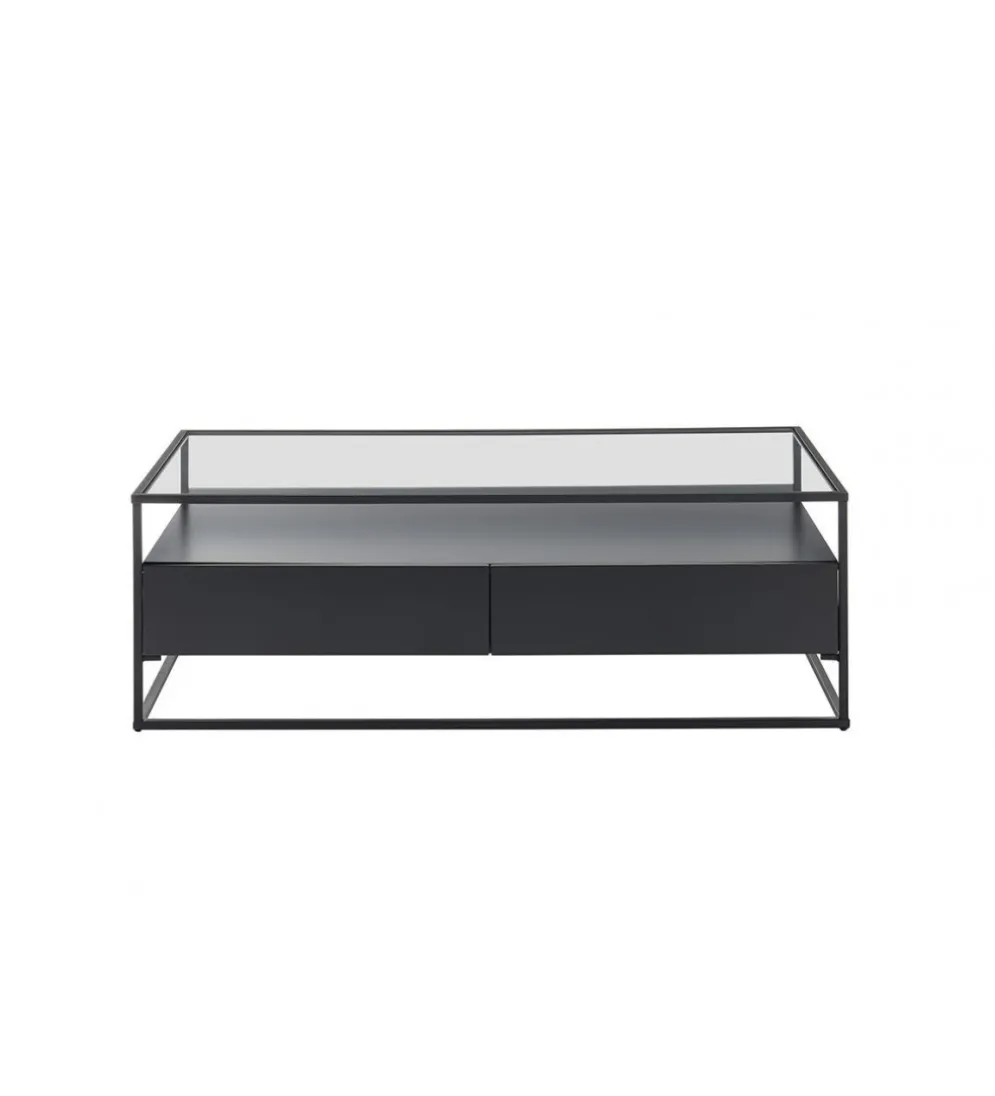 Stolik kawowy EVORA 120 cm czarny