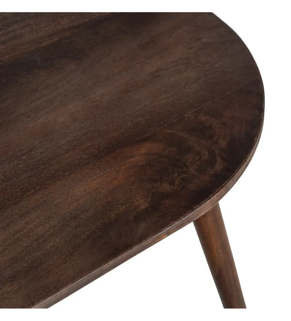 Stolik kawowy FEGANE 115 cm drewno mango