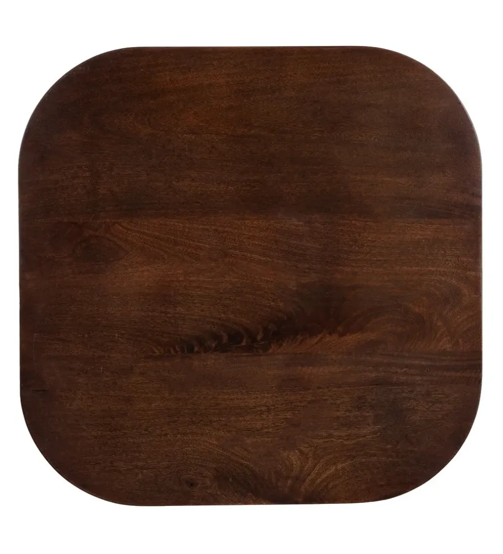 Stolik kawowy FEGANE 80 cm drewno mango