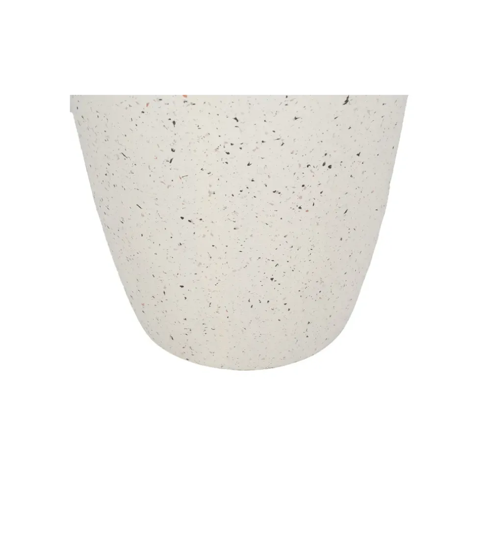 Stolik kawowy FIBRA 37 cm w odcieniach bieli