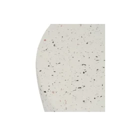 Stolik kawowy FIBRA 37 cm w odcieniach bieli