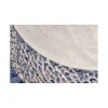 Stolik kawowy FLANK Leaf 73 cm srebrny