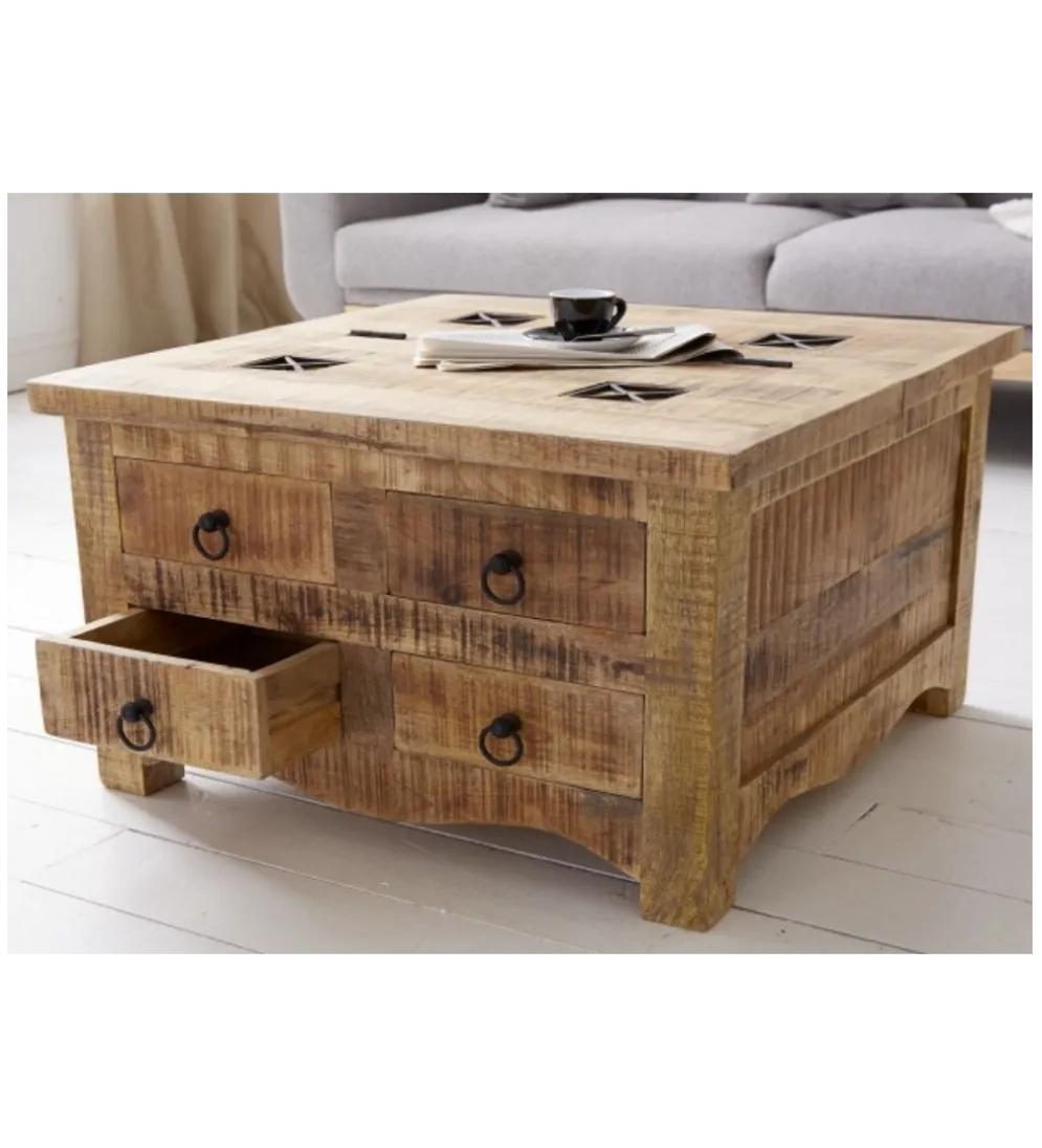 Stolik kawowy GALLE Craft 70 cm Mango