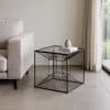 Stolik kawowy GEMETRO 45 cm czarny