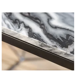 Stolik Kawowy GORAN II 69 Cm Marmur Szary