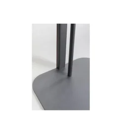 Stolik kawowy HEDI 61 cm czarny brązowy