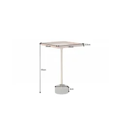 Stolik kawowy HOBART 35 cm drewno akacja