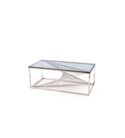 Stolik Kawowy INFINITY 120 cm srebrny