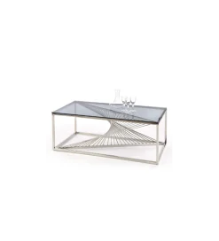 Stolik Kawowy INFINITY 120 cm srebrny