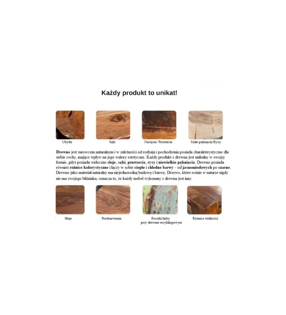 Stolik kawowy Jakarta 70 cm