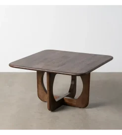 Stolik kawowy KIRITON 80 cm drewno mango