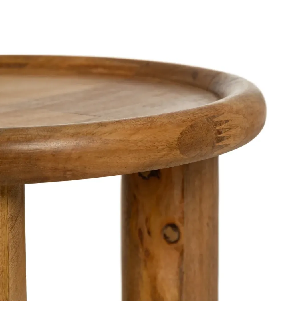 Stolik kawowy KODI 42 cm drewno mango