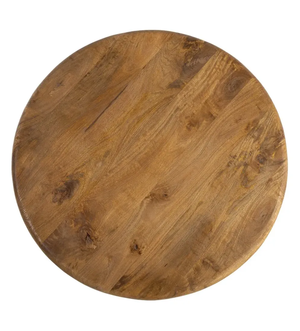 Stolik kawowy KONECEN 77 cm drewno mango