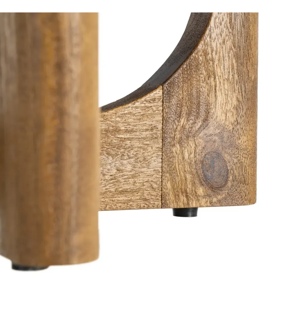 Stolik kawowy KONECEN 77 cm drewno mango
