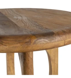 Stolik kawowy KONECEN 55 cm drewno mango