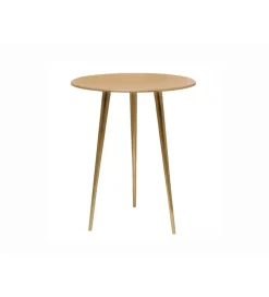 Stolik kawowy Luma 40 cm musztardowy