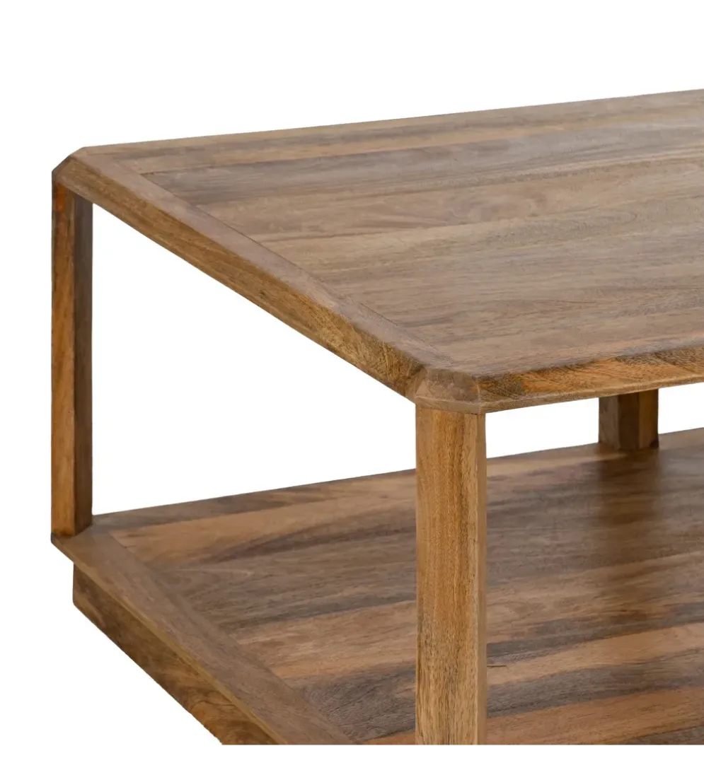 Stolik kawowy LUTERY 130 cm drewno mango