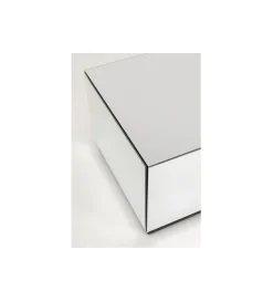 Stolik kawowy LUXY MIRROR TRUNK 80 cm z szufladami