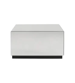 Stolik kawowy LUXY MIRROR TRUNK 80 cm z szufladami
